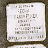 Stolperstein Scheffelstraße 22 Recha Mannheimer