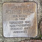 Stolperstein für Adelheid Israel