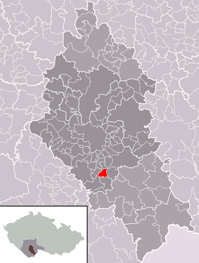 Localização de Střížov