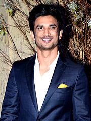 Sushant Singh Rajput, Indian actor; in his home Sushant sr Manish M B'day bash.jpg