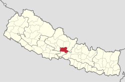 Vị trí huyện Tanahu trong khu Gandaki