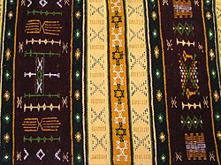 Detail of a traditional Berber carpet TapisKabyle2.jpg