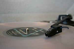 Technics turntable playing Dark Side of the Moon clear vinyl.jpg