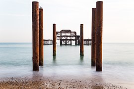 1st: The derelict West Pier in Brighton