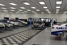 The Germain Race Shop, located in Mooresville, North Carolina in November 2016. The Germain Race Shop in Mooresville, North Carolina.jpg