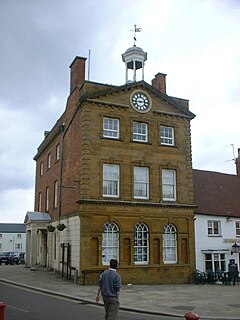 Moot Hall, Daventry Municipal building in Daventry, Northamptonshire, England