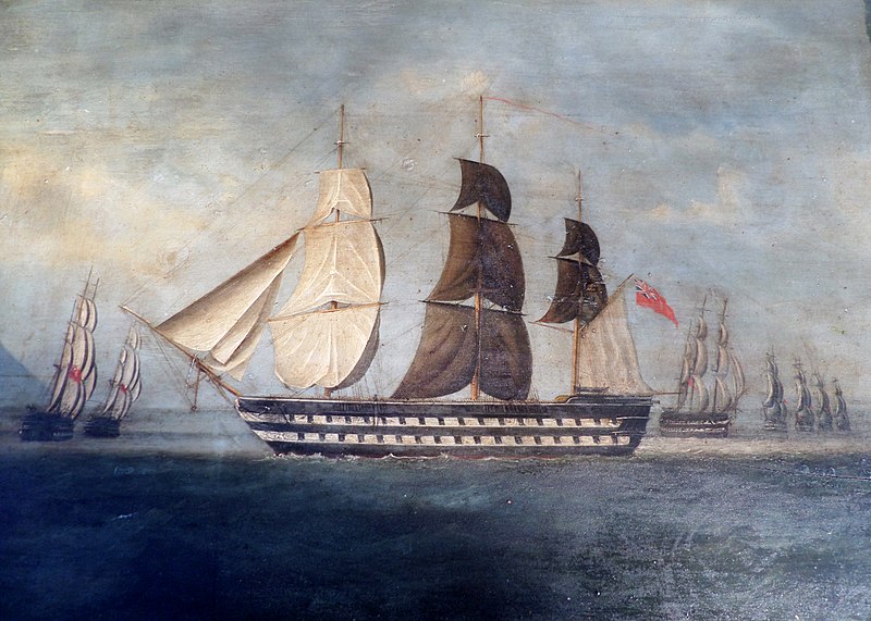 File:The Squadron of the Red on Manoeuvres. 19th Century.jpg