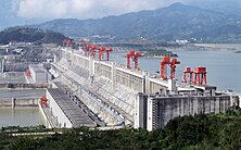 The Three Gorges Dam on the Yangtze River