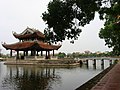 Thủy đình Pavilion for water puppet and quan ho seeing.