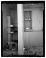 Toilet, northwest corner of Building 7, looking north - POW-3 Distant Early Warning Line Station, Bullen Point, Prudhoe Bay, North Slope Borough, AK HABS AK-201-67.tif