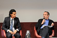 Tom Gross and Maikel Nabil 2012 Geneva Summit.JPG