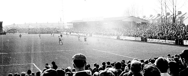 A match against Plymouth Argyle in 1968 at Plainmoor