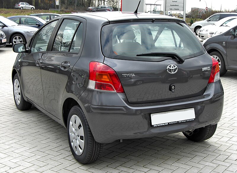 File:Toyota Yaris II Facelift 20090314 rear.jpg