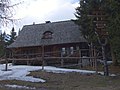 Zgradba PTTK-a (Poljskega turističnega društva) na Turbaczu (Gorce)