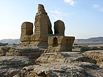 13. Ruin efter stupa i Turpan, vid Sidenvägen (2014).