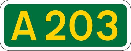 UK road A203