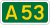 Великобритания път A53.svg