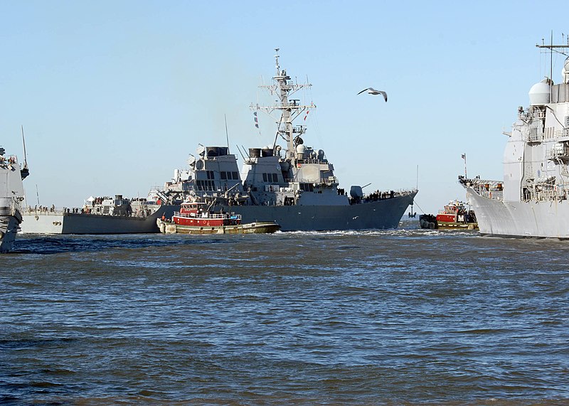 File:US Navy 101215-N-5292M-173 Tugboats move the guided-missile destroyer USS Stout (DDG 55) away from the pier at Naval Station Norfolk.jpg