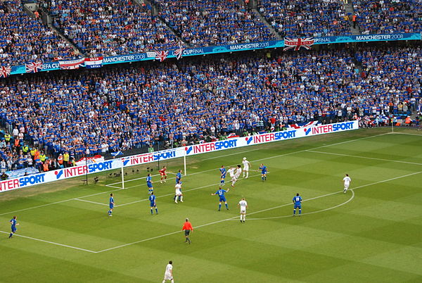 The 2008 UEFA Cup final in Manchester, which Rangers contested