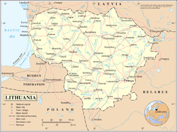 Литва картаһы