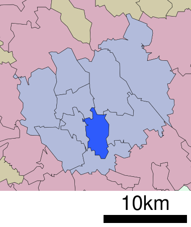 File:Urawa-ku in Saitama City.svg