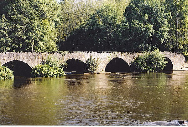 Le Saillant, bridge over the river Vézère