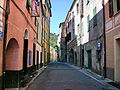 Centro storico di Vessalico, Liguria,Italia