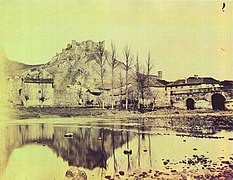 Vista parcial de Aguilar de Campóo entre 1855 y 1857 - William Atkinson.jpg
