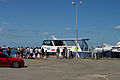 recreational Fishing chater boats preparing to leave Fremantle fishing boat harbour