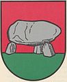 De Opferstein op het wapen van Meckelstedt