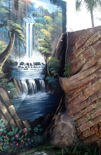 File:Waterfall Painting on wall (DS).JPG