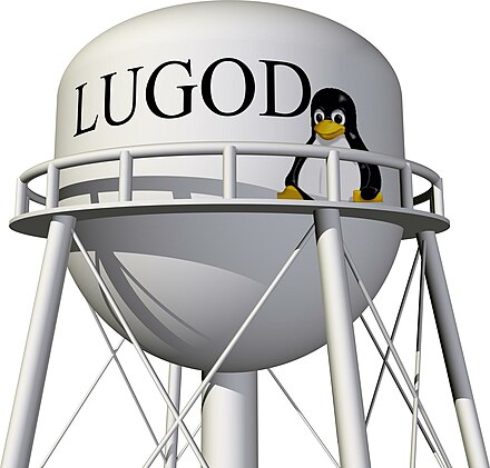 The LUGOD watertower logo Watertower.jpg