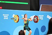 Deutsch: Gewichtheben bei den Olympischen Jugendspielen 2018; Tag 2, 10. Oktober 2018; Jungen 62 kg English: Weightlifting at the 2018 Summer Youth Olympics at 8 October 2018 – Boys' 62 kg