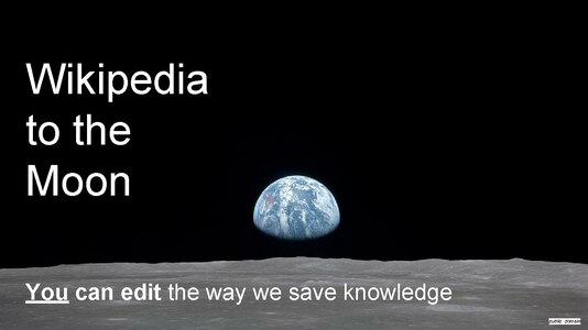 Wikimania 2016: User digest/Wikipedia to the Moon