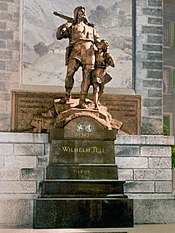 פסלו של וילהלם טל באלטדורף, קנטון אורי, שווייץ