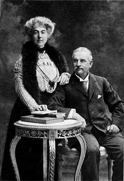 Bestand:William H. and Fanny B. Workman portrait.jpg