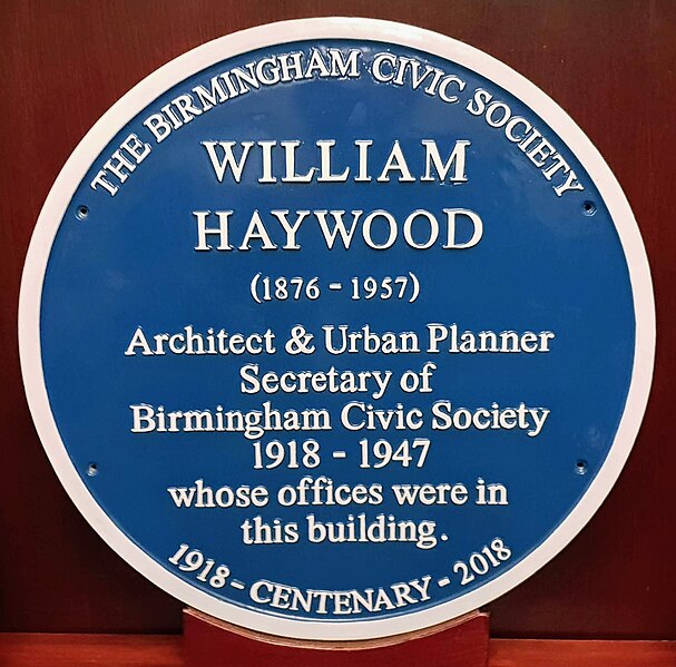 File:William Haywood Blue Plaque 2018.jpg