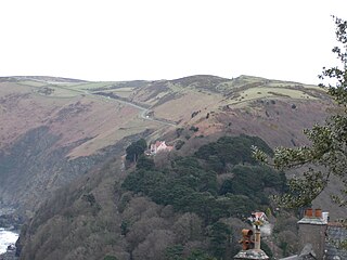 Wind Hill Hill in Devon, England