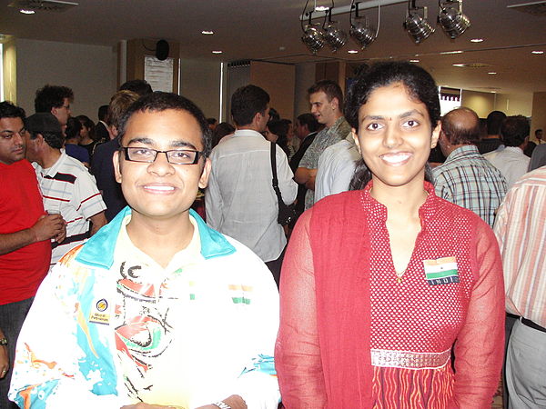 Abhijeet Gupta and Harika Dronavalli – Champions in 2008