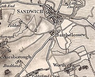 A map of Worth from 19th century Ordnance Survey Worth 19th Century Map.JPG