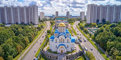 How to get to Храм Покрова Пресвятой Богородицы в Ясеневе with public transit - About the place