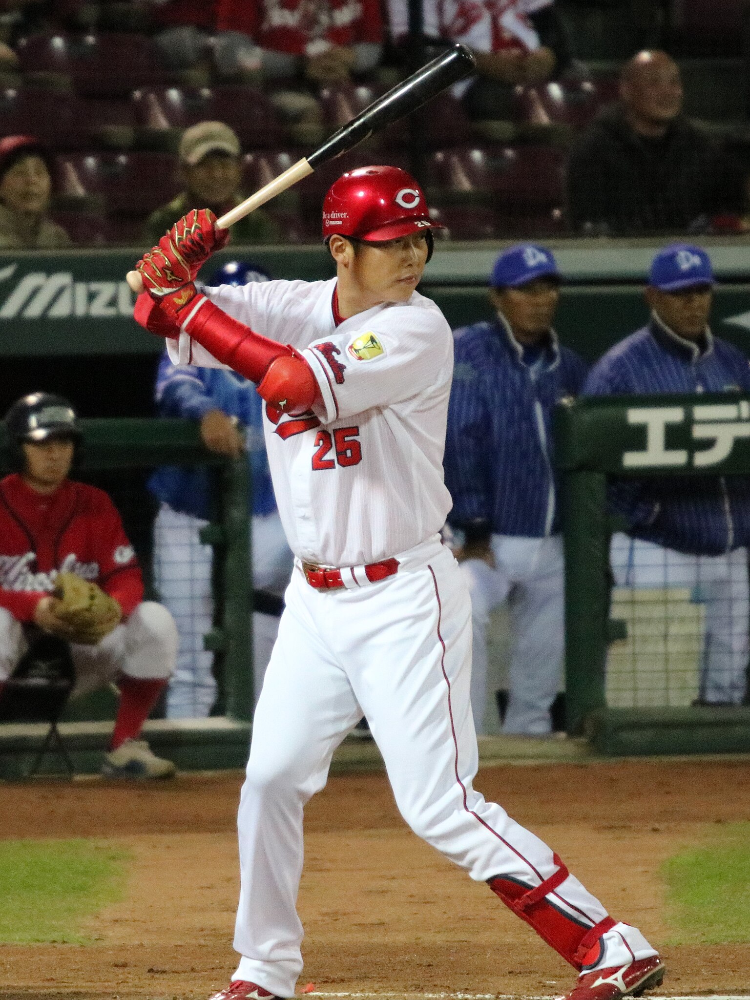 公式の 元ブロ野球選手 新井良太選手 実使用バッティンググローブ