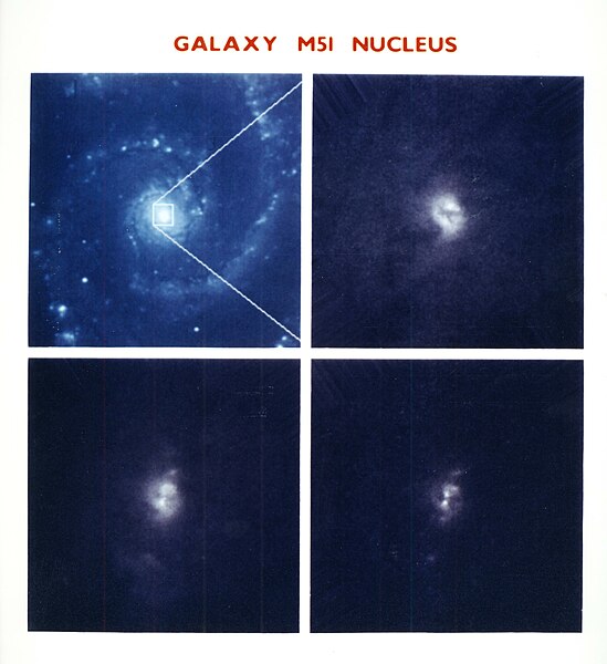 File:"X" Structure at Core of Whirlpool Galaxy (Four-frame Comparison) (1992-17-69).jpg