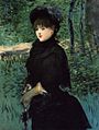 Édouard Manet: La Promenade, Mme Gamby, 1880