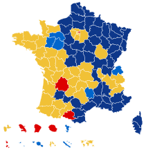 Seçim başkanlığı de 2017 par département T1.svg