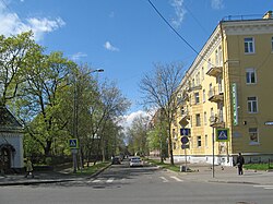 Intersección de la calle Vladimirskaya con la avenida Lenina