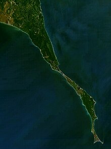 View of Cape Patience from space. Poluostrov Terpeniia.jpg