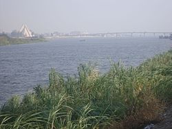 نهر النيل بمينة المنيا شتاءا.JPG