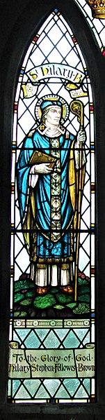 File:-2021-12-27 Saint Hilary Stained glass east window, Holy Trinity church, West Runton.JPG