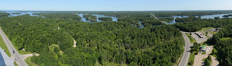 File:1000 Islands Tower view July 2015 panorama 1.jpg